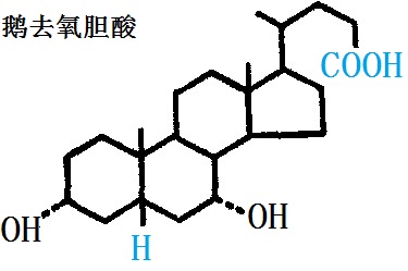 鹅去氧胆酸的化学结构式