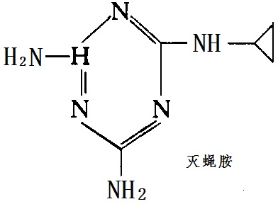灭蝇胺化学结构式
