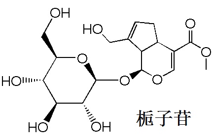 栀子苷 结构式