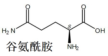 谷氨酰胺 结构式