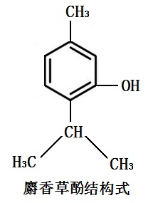 麝香草酚的结构式