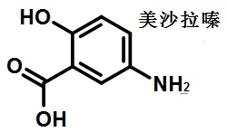 美沙拉嗪的结构式