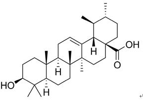 structure of Ursolic acid