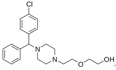 structure of hydroxyzine