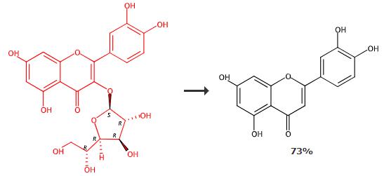 (3-槲皮素)-β-D-葡萄糖苷的应用转化