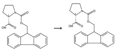 图3 Fmoc-L-脯氨酸的合成路线[3]。