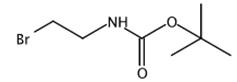 图1 N-Boc-溴乙胺的结构式。
