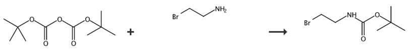 图2 N-Boc-溴乙胺的合成路线[4-5]。