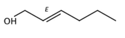 图1 反式-2-己烯醇的结构式。