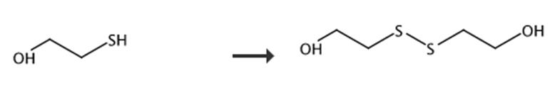 2-羟乙基二硫化物的制法及其检测方法