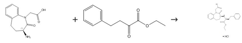 图1 盐酸贝那普利的合成路线[2]。