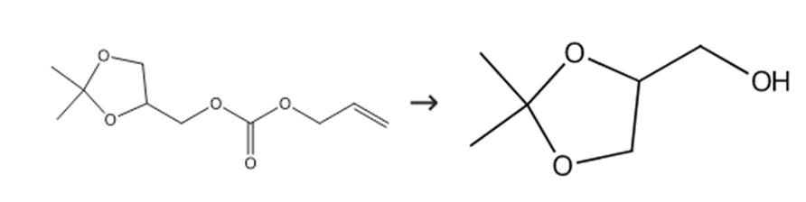 图2 2，2-二甲基-1，3-二氧戊环-4-甲醇的合成路线[2]。