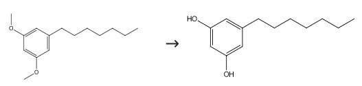 5-Heptylresorcinol synthesis