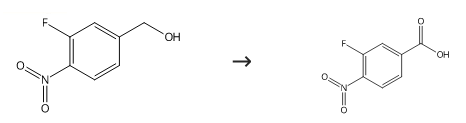 3-Fluoro-4-nitrobenzoic acid synthesis