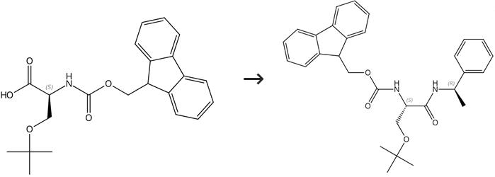FMOC-O-叔丁基-L-丝氨酸的酰胺化反应