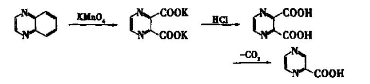 图1 2-甲酸吡嗪反应路线图.png
