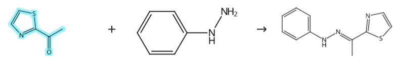 2-乙酰基噻唑的缩合反应