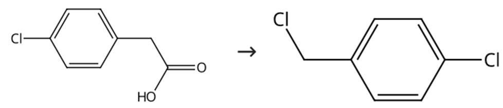 图3 4-氯氯苄的合成路线
