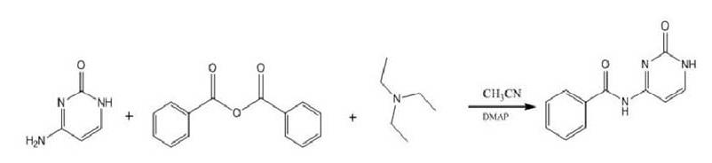 N4-苯甲酰基胞嘧啶的合成路线.png