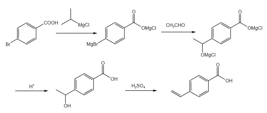 高效合成4-乙烯基苯甲酸