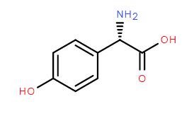 L-(+)-对羟基苯甘氨酸结构式