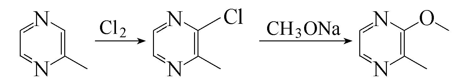 2-甲氧基-3-甲基吡嗪的合成反应方程式