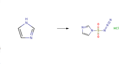 1H-Imidazole-1-sulfonyl azide hydrochloride synthesis