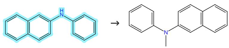 N-苯基-2-萘胺的甲基化反应