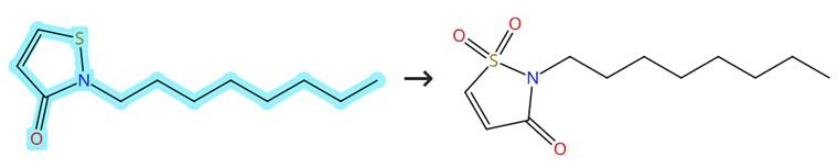 2-辛基-4-异噻唑啉-3-酮的氧化反应