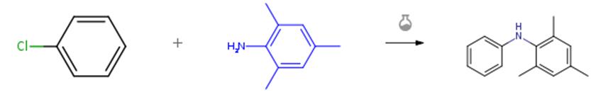 均三甲苯胺参与的偶联反应
