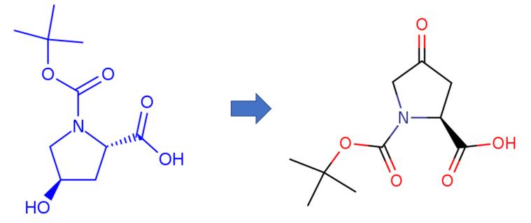 Boc-L-羟脯氨酸的氧化反应与化学应用