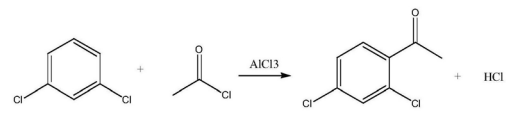 一种2，4-二氯苯乙酮的合成方法