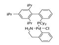 Chloro(2-dicyclohexylphosphino-2',4',6'-tri-i-propyl-1,1'-biphenyl)[2-(2-aminoethyl)phenyl] palladium(II) methyl-t-butylether adduct /XPhos Pd G1 pictures
