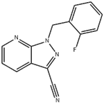 1-[(2-fluorophenyl)methyl]pyrazolo[3,4-b]pyridine-3-carbonitrile
