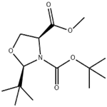 (2R,4S)-3-tert-Butyl 4-methyl 2-tert-butyloxazolidine-3,4-dicarboxylate pictures