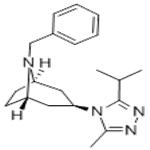8-Benzyl-3-exo-(5-isopropyl-3-methyl-4H-1,2,4-triazol-4-yl)-8-azabicyclo[3.2.1]octane pictures