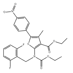 Ethyl 2-((2,6-difluorobenzyl)(ethoxycarbonyl)amino)-4-methyl...