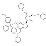 6-(Benzyloxy)-9-((1S,3R,3S)-4-(benzyloxy)-3-(benzyloxymethyl)-2-methylenecyclopentyl)-N-((4-methoxyphenyl)diphenylmethyl)-9H-purin-2-amine pictures