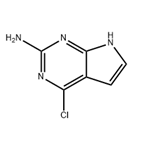 2-Amino-4-chloropyrrolo[2,3-d]pyrimidine