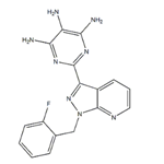 2-[1-(2-Fluorobenzyl)-1H-pyrazolo[3,4-b]pyridin-3-yl]pyriMidine-4,5,6-triaMine pictures