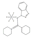  O-(Benzotriazol-1-yl)-N,N,N',N'-bis(pentamethylene)uronium Hexafluorophosphate 
