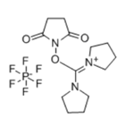 Dipyrrolidino(N-succinimidyloxy)carbenium hexafluorophosphate pictures