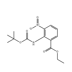 Ethyl2-((tert-butoxycarbonyl)amino)-3-nitrobenzoate