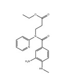 Ethyl N-[3-amino-4-(methylamino)benzoyl]-N-pyridin-2-yl-beta-alaninate pictures