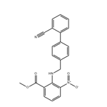 Methyl2-((2'-cyanobiphenyl-4-yl)methylamino)-3-nitrobenzoate pictures