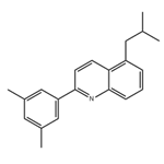 2-(3,5-DiMethyl-phenyl)-5-isobutyl-quinoline pictures