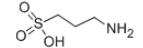 3-Amino-1-propanesulfonic acid Structure