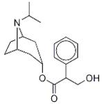 endo-(±)-8-aza-8-isopropylbicyclo[3.2.1]oct-3-yl (hydroxymethyl)phenylacetate