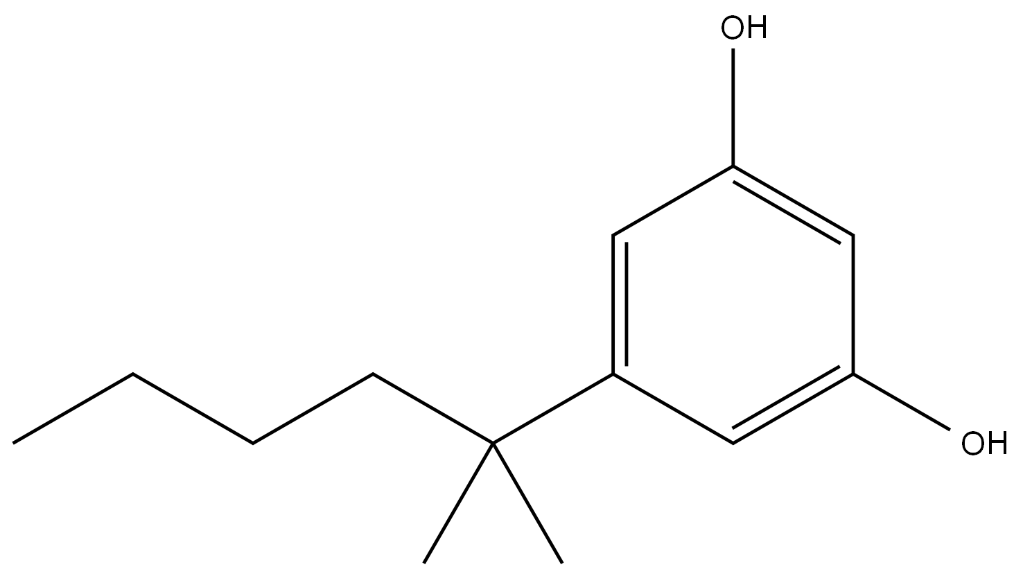 1,3-Benzenediol, 5-(1,1-dimethylpentyl)-