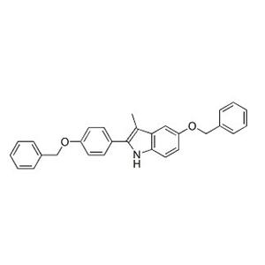 醋酸巴多昔芬中间体1;3-甲基-5-苄氧基-2-(4-苄氧基苯基)-1H-吲哚